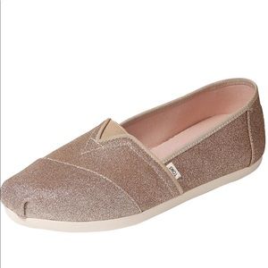 Toms Slip On Shoes Rose Gold